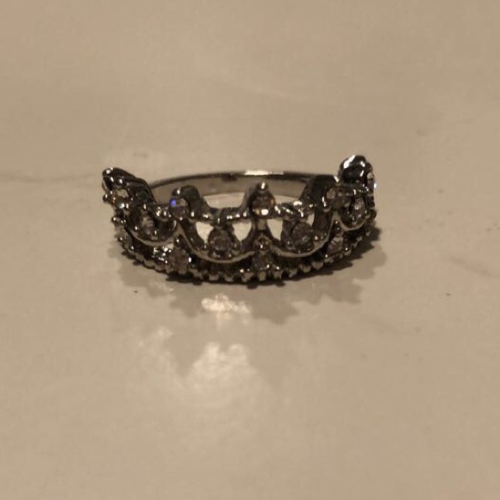 Sterling Silver Princess Ring